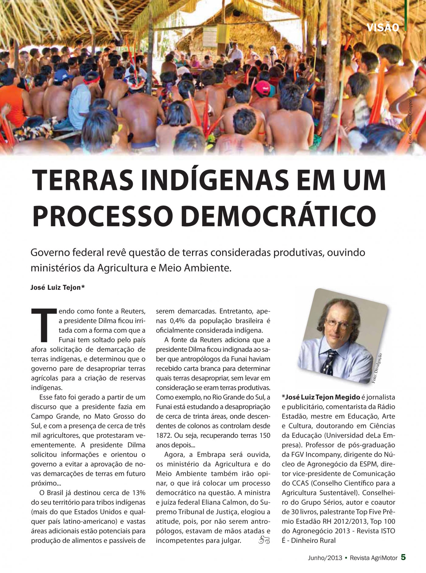 Revista Agrimotor publica artigo de Vice-Presidente de Comunicação do CCAS