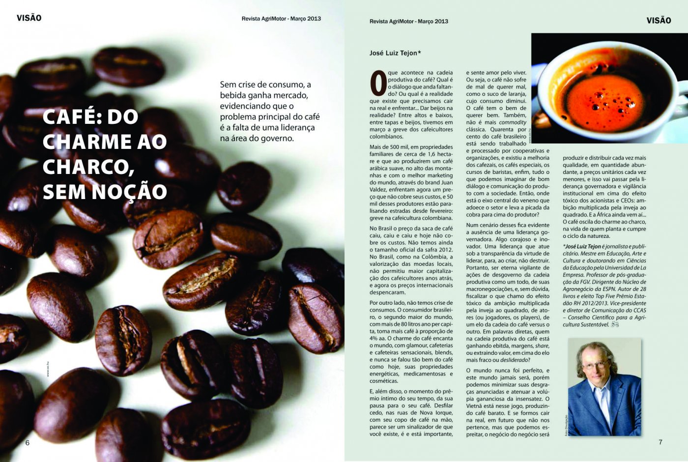 Revista Agrimotor publica artigo do Vice Presidente e Diretor de Comunicação do CCAS