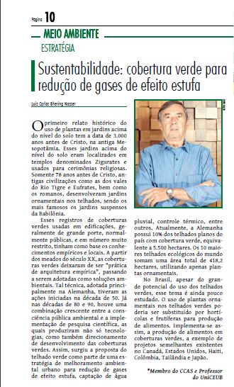 Tribuna Rural publica texto do conselheiro Luiz Carlos Nasser